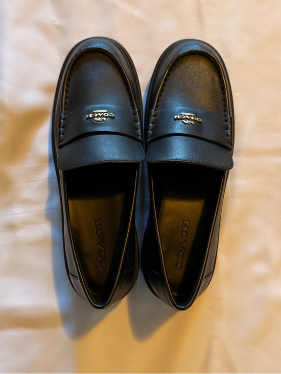 Coach Shoes - Coach Ruthie Black Leather Platform Loafers 43 (11B)